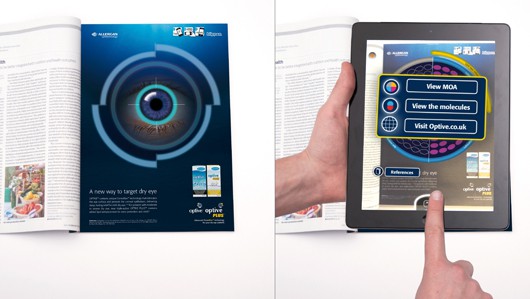 Allergan Blippar augmented reality advert - PMLiVE Allergan Blippar augmented reality advert