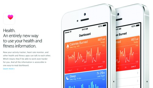 Apple iPhone iOS 8 Health app HealthKit