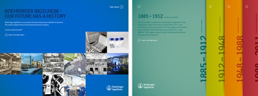 Boehringer Ingelheim history iPad app
