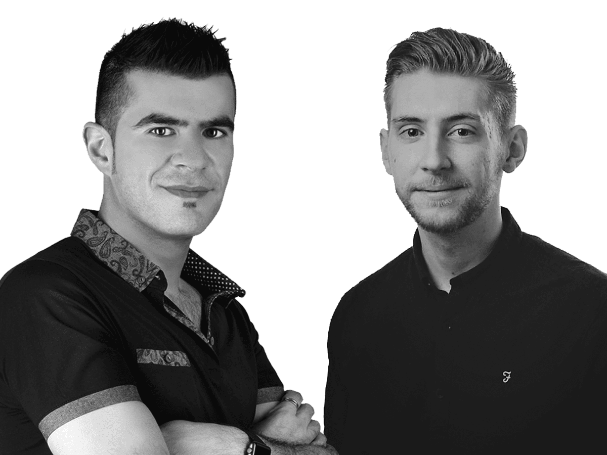 Dimitri Challouma and Dominic Cleall