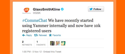 GSK Twitter chat