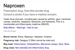 Google drug info