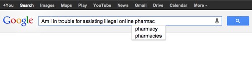 Google illegal online pharmacies