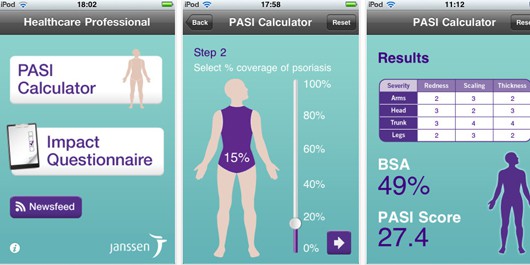 Janssen Psoriasis iPhone app