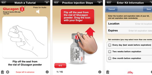 Lilly Glucagon iPhone app