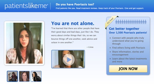PatientsLikeMe psoriasis community - PMLiVE PatientsLikeMe psoriasis community