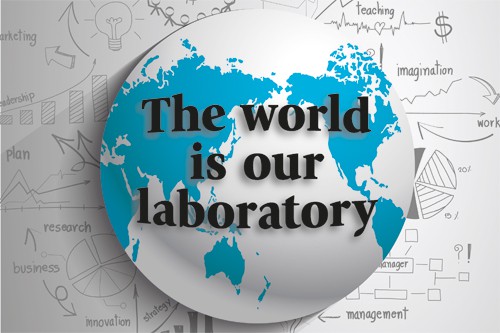 The world is our laboratory