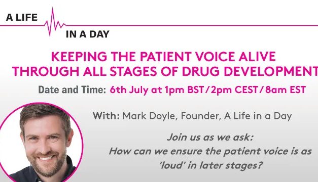 Keeping the patient voice alive through all stages of drug development