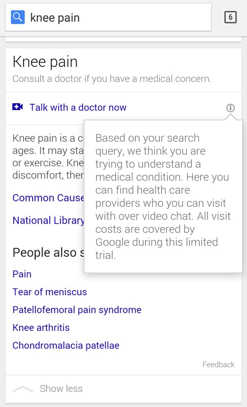 google video consultation