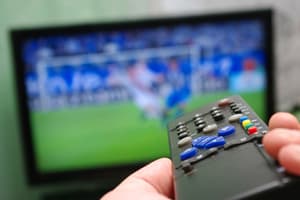 Remote control - sport on television