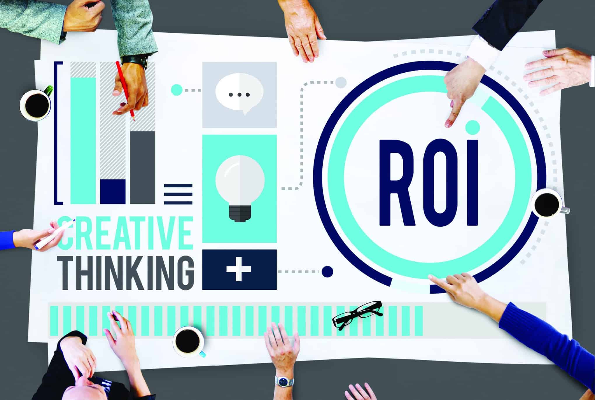 Return on investment graphic