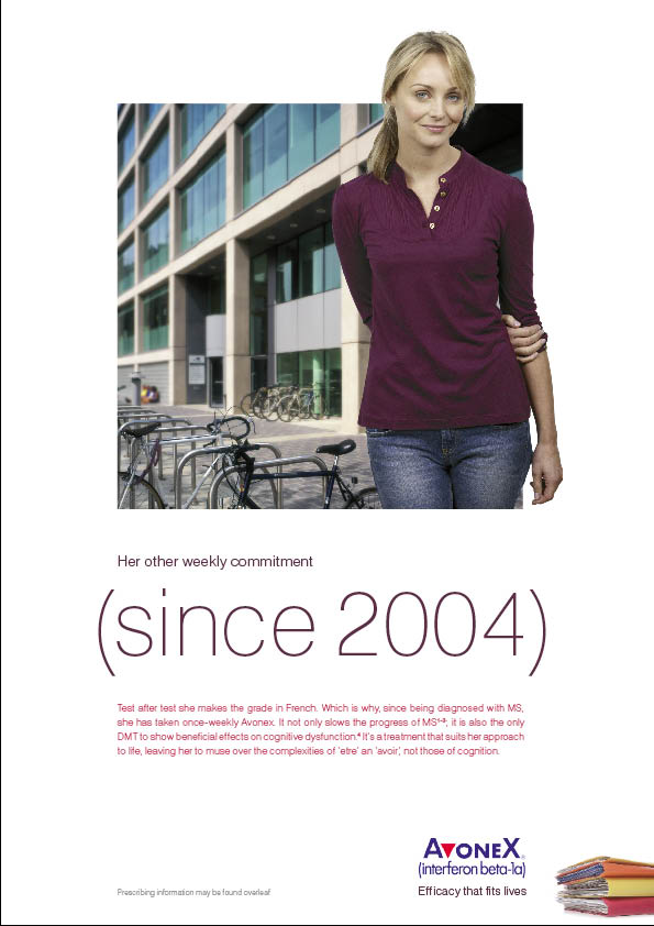Avonex 2009 press ad3 - Healthcare Advert
