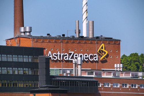 AstraZeneca logo building