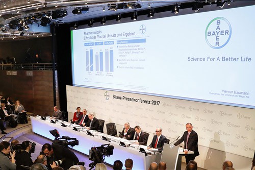 Bayer 2017 annual results press conference