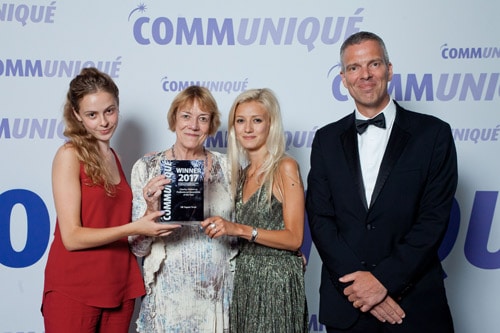 Communiqué Awards 2017 charity of the year patient group UK Sepsis Trust