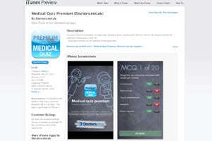 Docters.net.uk medical quiz app