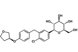 Empagliflozin molecule