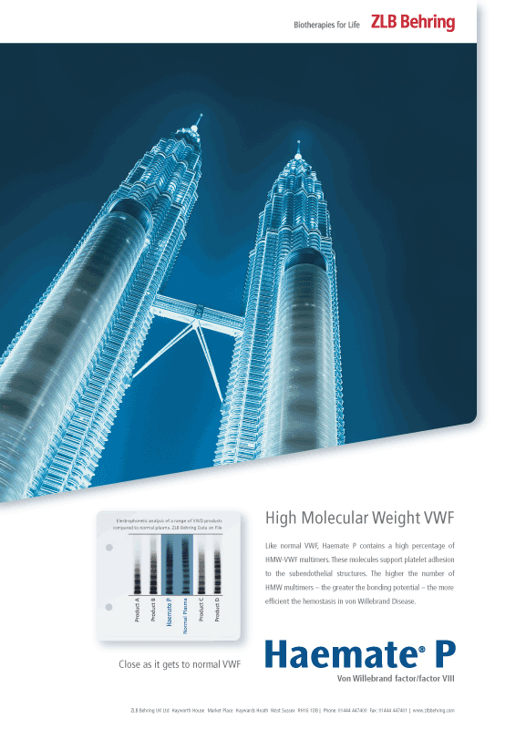 Haemate P - Healthcare Advert