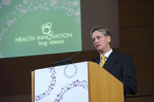 Kingsley Manning, HSCIC chair, speaking at OPEN Health's Big Ideas event