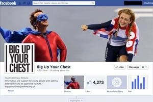 Laura Trott supports Asthma UK Facebook page