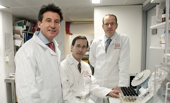 Lord Coe, Sir Andrew Witty - GSK Olympic doping lab
