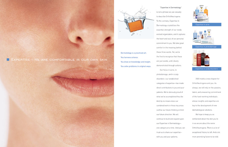 Ortho Neutrogena Corporate Spread 1 - Healthcare Advert