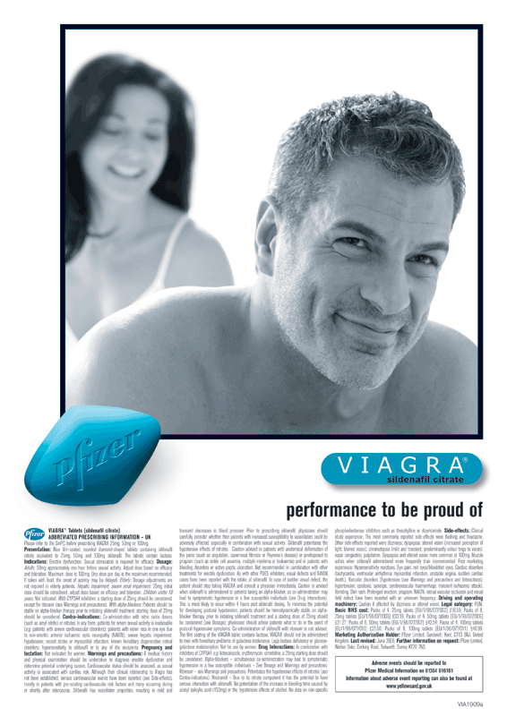 Viagra - Healthcare Advert