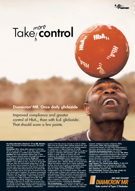 Diamicron MR - Healthcare Advert - PMLiVE Diamicron MR - Healthcare Advert