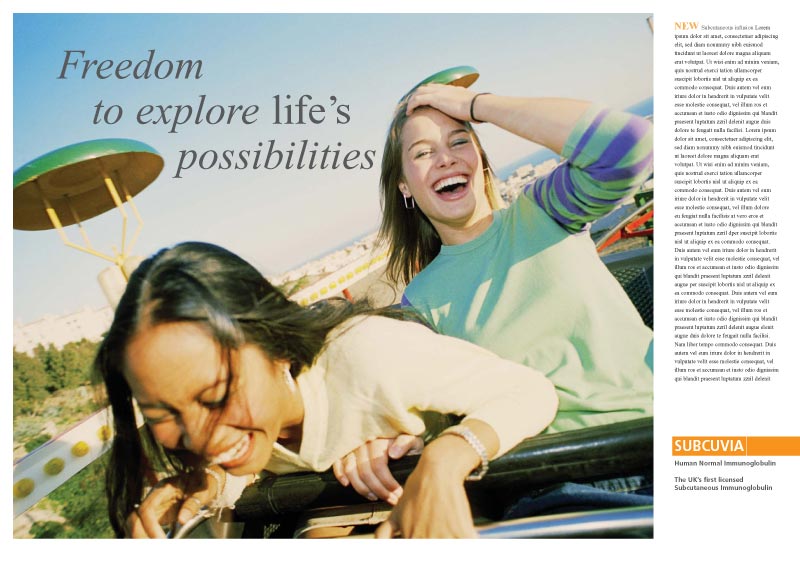 Subcuvia - Healthcare Advert