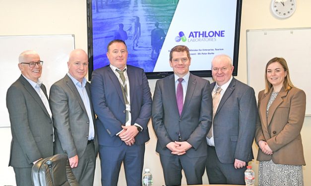 Athlone Laboratories hosts ministerial visit to discuss the future of critical medicines in Ireland