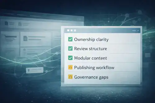 Pharma website governance