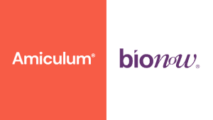 Amiculum and Bionow logos | Amiculum joins Bionow: supporting collaboration across the life sciences sector in the North of the UK