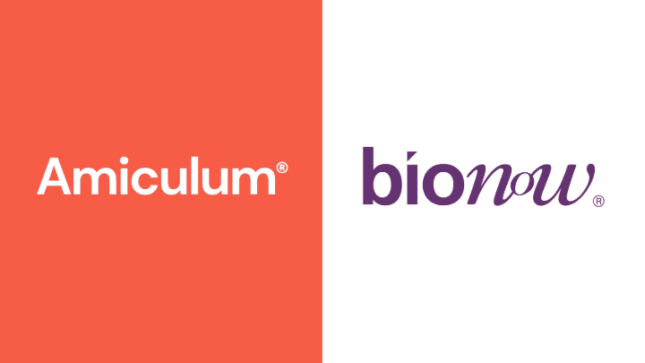 Amiculum and Bionow logos