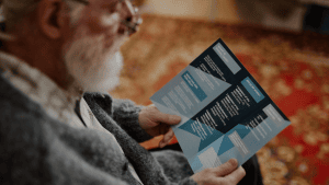 Man reading pamphlet | Where translation falls short in practice